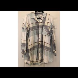 Oversized Free People Laid Shirt